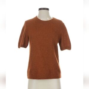 Everlane Alpaca Wool Copper Brown Crew Neck Sweater Size Small
